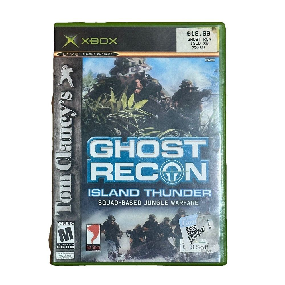 Ghost Recon Island Thunder -!Original Xbox OG Complete And Tested